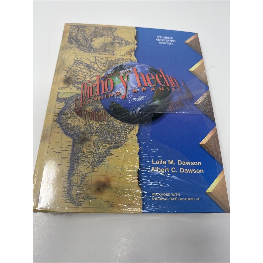 Dicho y hecho: Beginning Spanish - Hardcover By Dawson, Laila NEW with TAPE